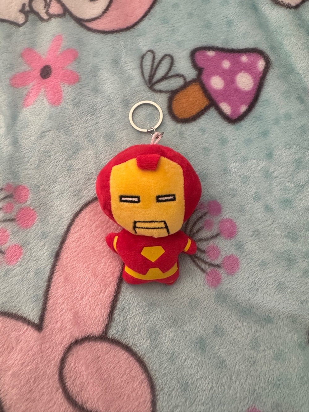Plush IronMan Keychain - Red & Yellow Avenger Style